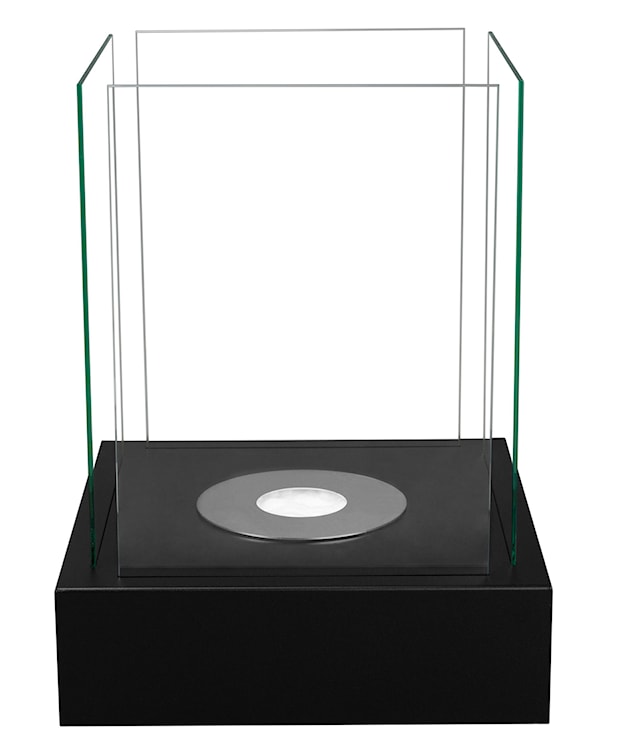 Biokominek Cube kwadratowy 40 cm czarny strukturalny  - zdjęcie 11