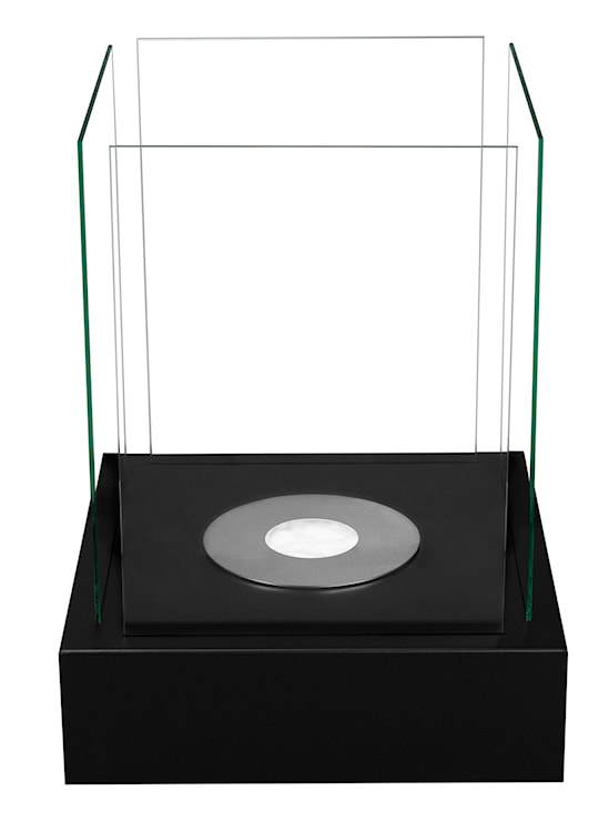 Biokominek Cube kwadratowy 40 cm czarny strukturalny  - zdjęcie 12