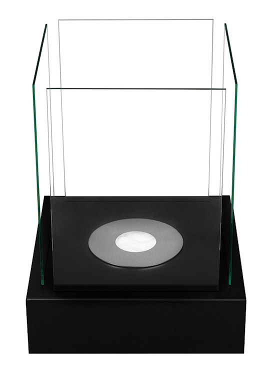 Biokominek Cube kwadratowy 40 cm czarny strukturalny  - zdjęcie 13