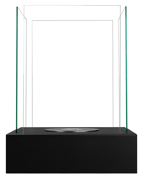 Biokominek Cube kwadratowy 40 cm czarny strukturalny  - zdjęcie 8