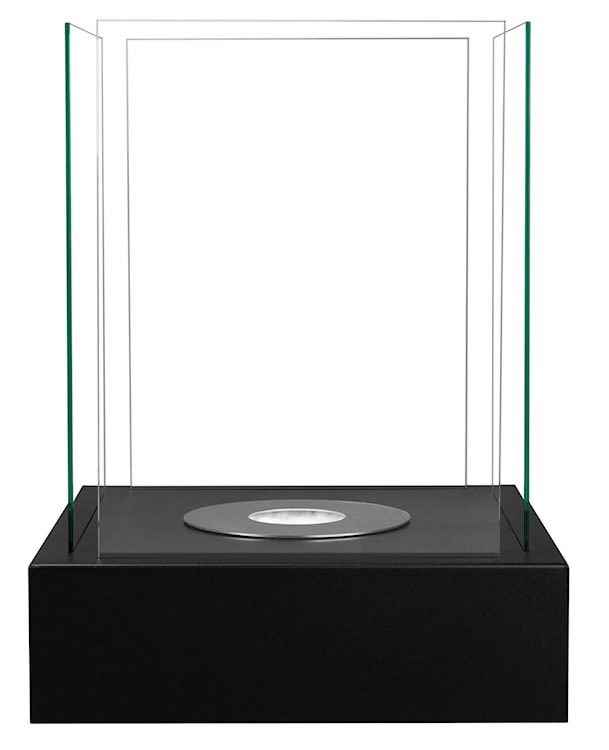 Biokominek Cube kwadratowy 40 cm czarny strukturalny  - zdjęcie 9
