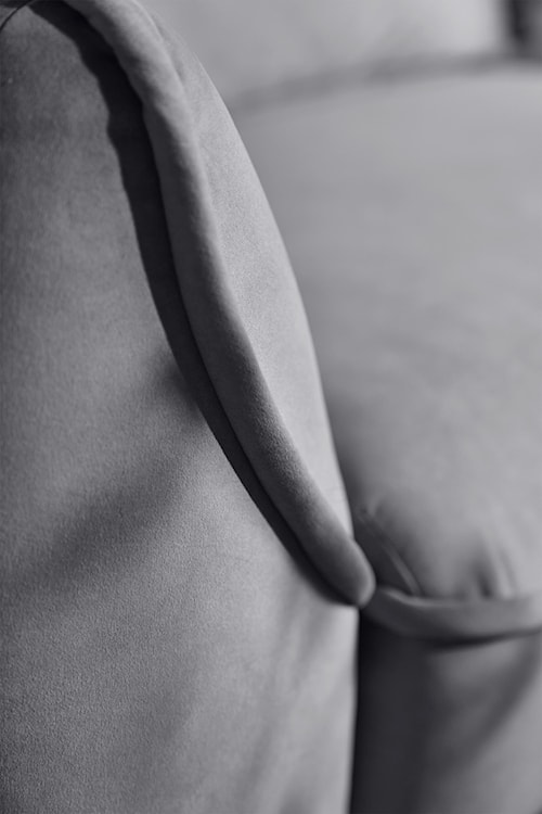 Kanapa rozkładana trzyosobowa Cutie z pojemnikiem jasnoszara welur łatwoczyszczący  - zdjęcie 13