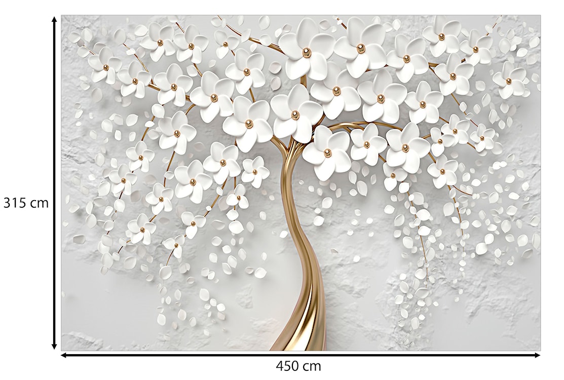 Fototapeta Czarodziejska magnolia 450x315 cm  - zdjęcie 3