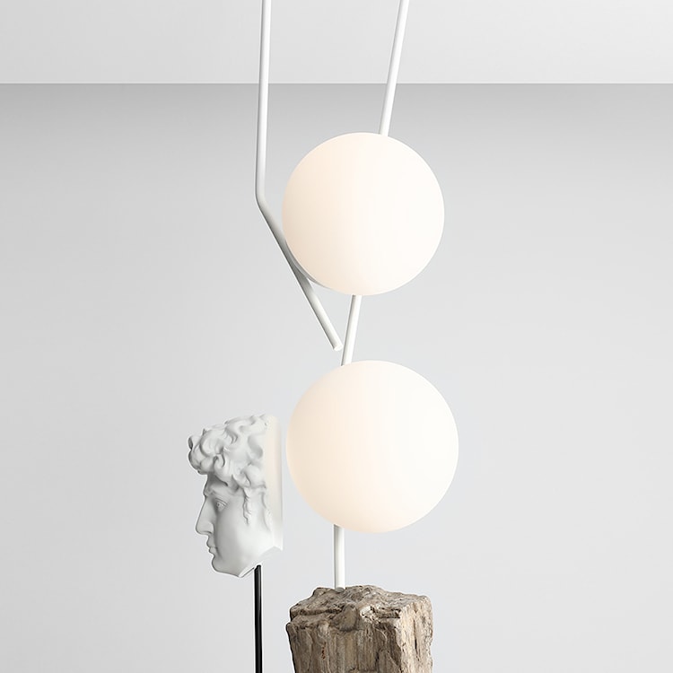 Lampa wisząca Pipeally 95 cm biała  - zdjęcie 2