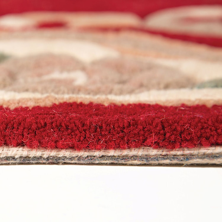 Dywan wełniany Aubusson czerwony Prostokątny/120x180  - zdjęcie 9