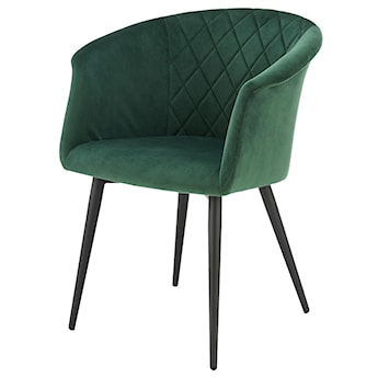 Krzesło tapicerowane Foggles zielone