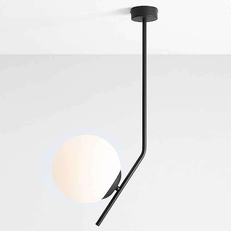 Lampa wisząca Pipeally 64 cm czarna  - zdjęcie 3