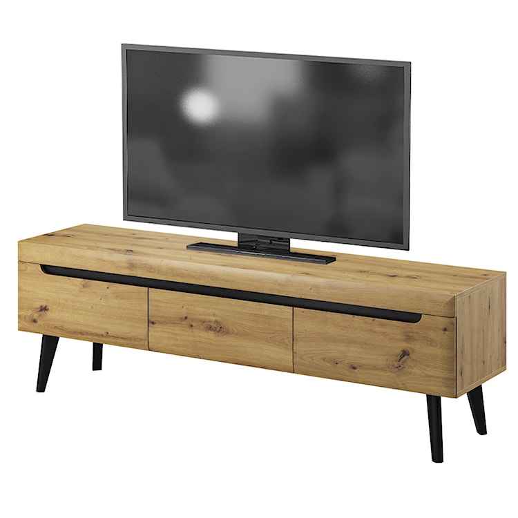 Szafka RTV Livinella 160 cm dąb Artisan  - zdjęcie 3