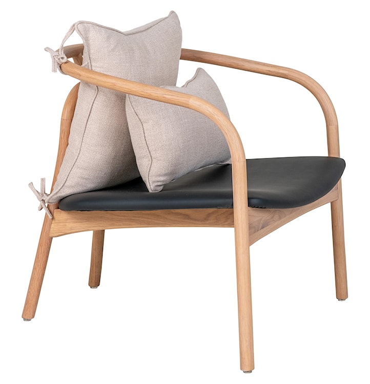 Krzesło drewniane Despilly z poduszkami dąb naturalny  - zdjęcie 3