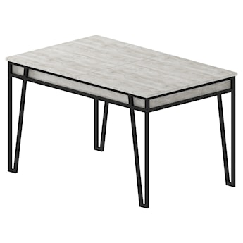 Stół rozkładany Privels 132-170x80 cm bielony