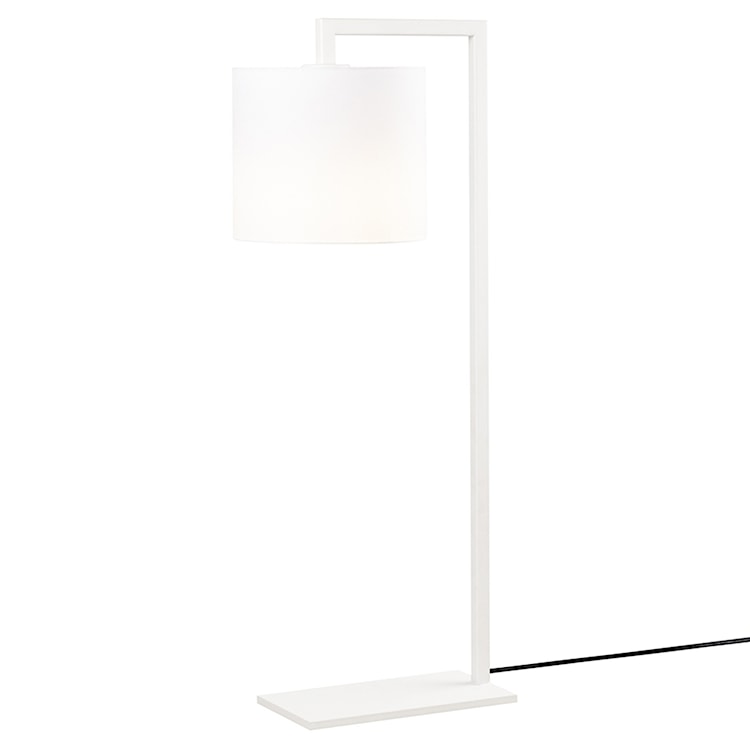 Lampa stołowa Gicanna klasyczna średnica 20 cm biała  - zdjęcie 3