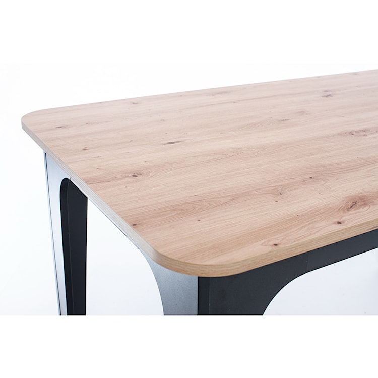 Stół do jadalni Rutak w stylu industrialnym 80x139 cm  - zdjęcie 3