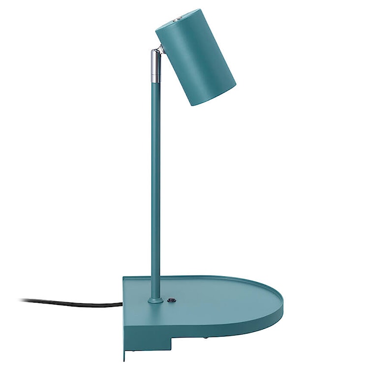Lampa ścienna Cody turkusowa z półką  - zdjęcie 4