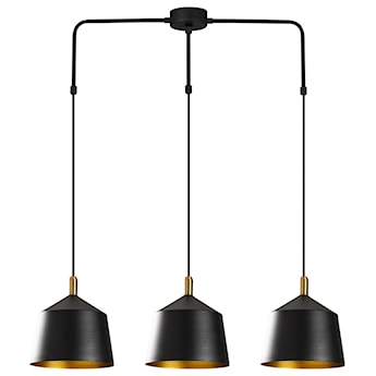 Lampa sufitowa Ardulace x3 89 cm czarna