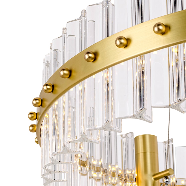 Lampa wisząca Mackerel LED średnica 47 cm złota  - zdjęcie 2