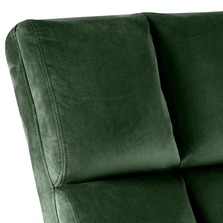 Fotel wypoczynkowy Cerefolium ciemny zielony na czarnej podstawie  - zdjęcie 10