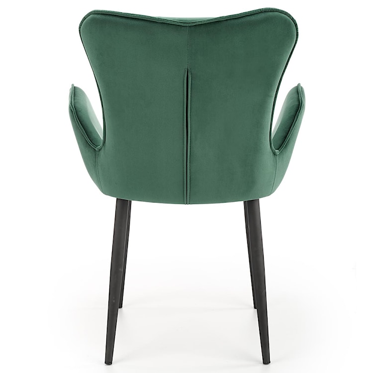 Krzesło tapicerowane Uragems zielone  - zdjęcie 6