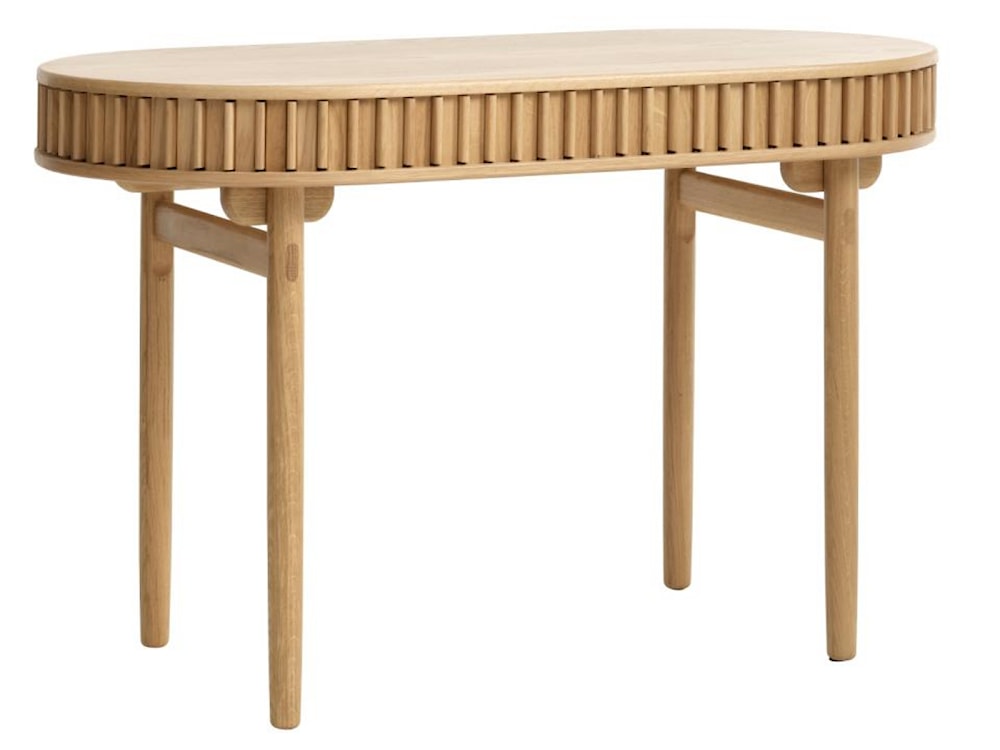 Biurko Yoffers 120x60 cm lamele dąb naturalny  - zdjęcie 13