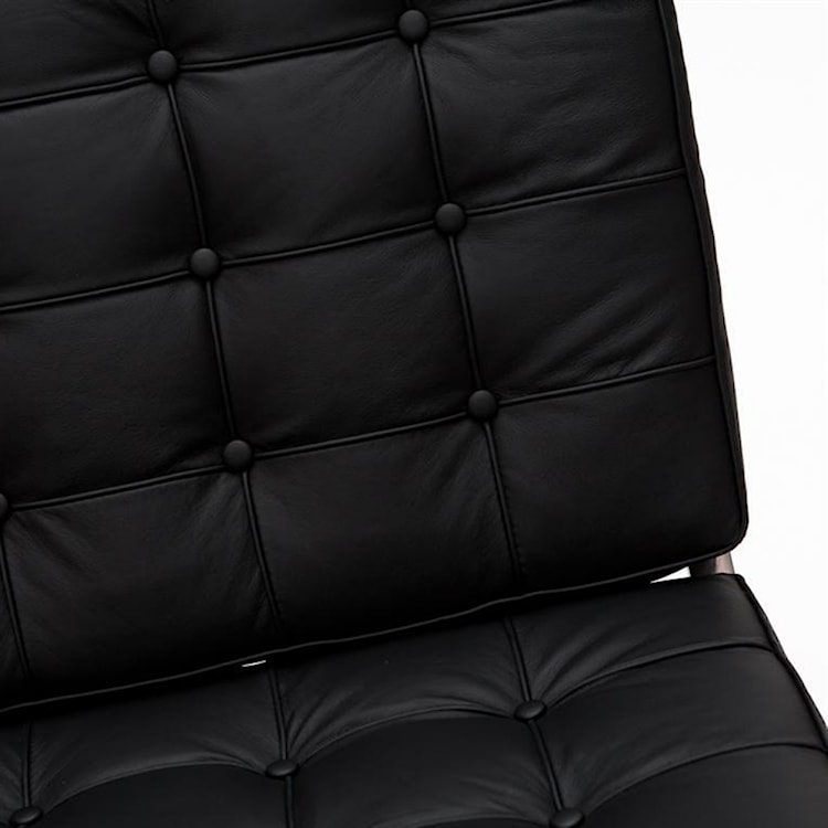 Fotel Barca skóra naturalna czarna  - zdjęcie 2