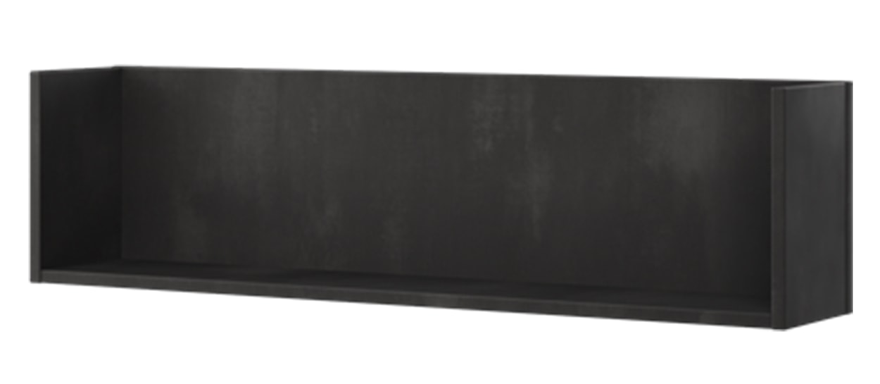 Półka wisząca Teen Flex 100 cm Raw steel 