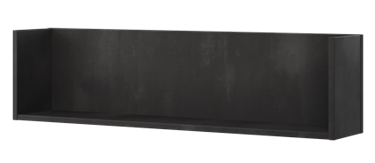 Półka wisząca Teen Flex 100 cm Raw steel