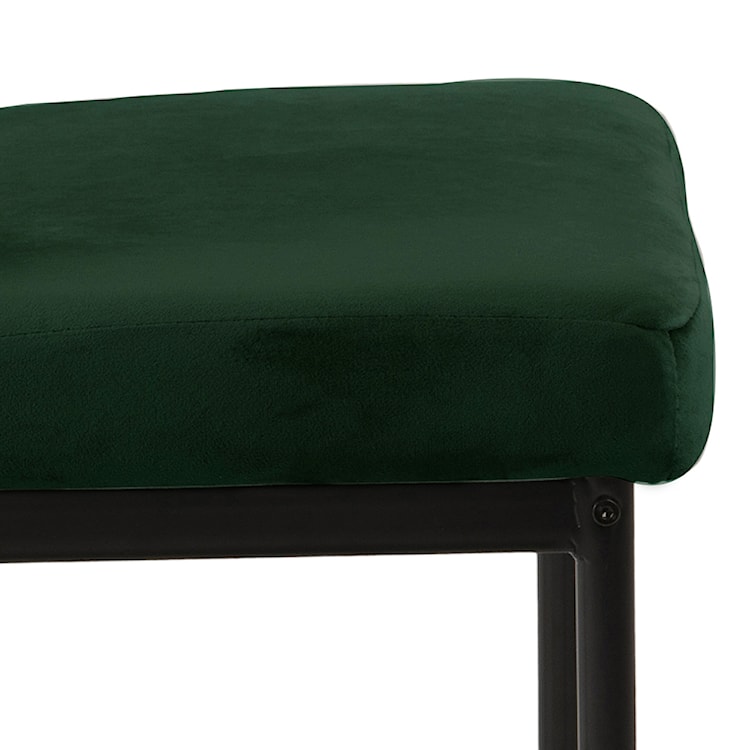 Krzesło tapicerowane Todiar ciemnozielone  - zdjęcie 8