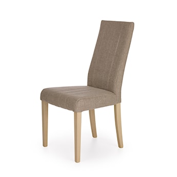 Krzesło tapicerowane Stepani dąb sonoma z beżowym