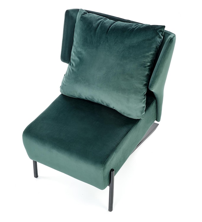 Fotel wypoczynkowy Dinable zielony velvet  - zdjęcie 5