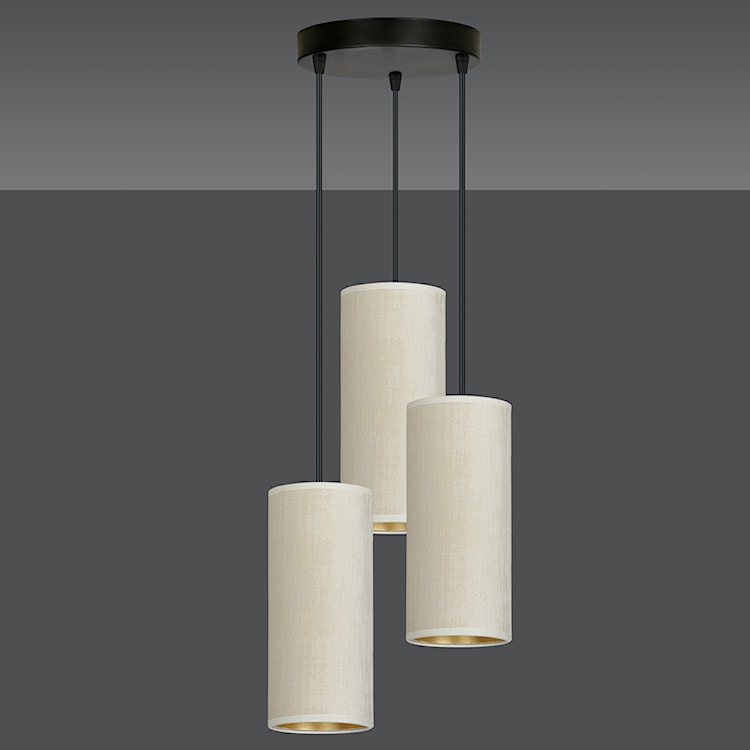 Lampa wisząca Bonett x3 asymetryczna średnica 35 cm biała  - zdjęcie 4