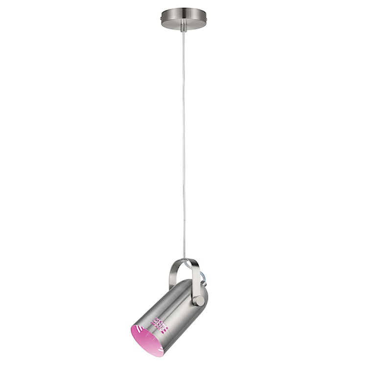 Lampa wisząca Nibbler w formie reflektora srebrna  - zdjęcie 5