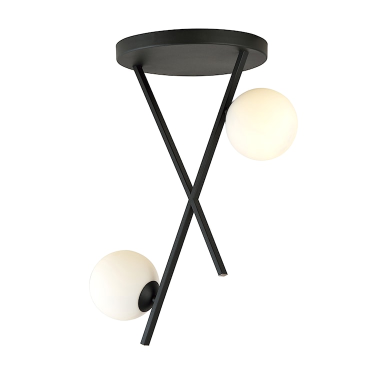 Lampa sufitowa Appire x2 biały klosz  - zdjęcie 2