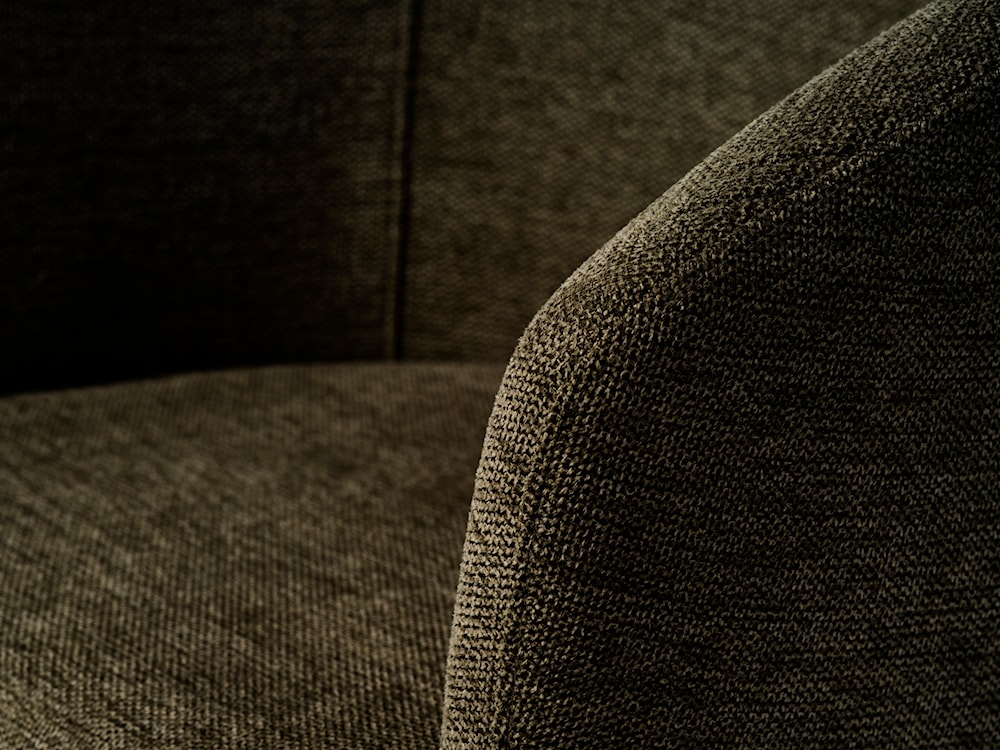 Krzesło tapicerowane Mummle oliwkowe  - zdjęcie 3