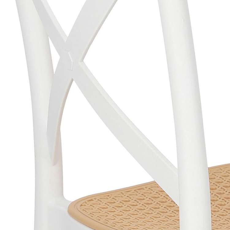 Krzesło z tworzywa Frairlo białe  - zdjęcie 13