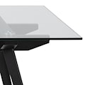 Stół do jadalni Brunno 180x90 cm ze szklanym blatem  - zdjęcie 15