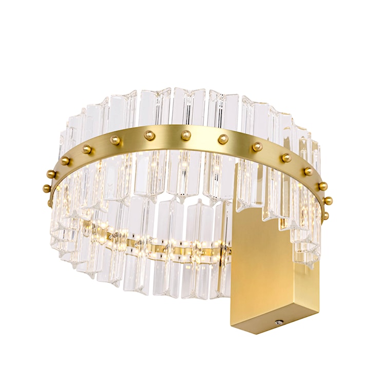 Lampa wisząca Mackerel LED średnica 85 cm złota