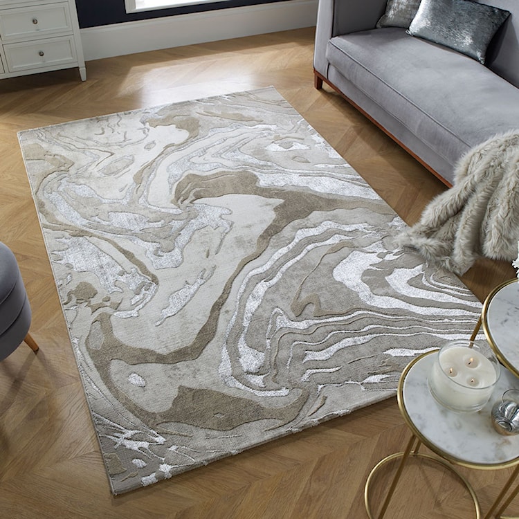Dywan nowoczesny Marbled stonowane kolory Prostokątny/200x290 cm  - zdjęcie 2
