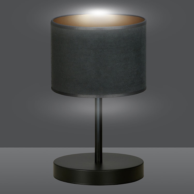 Lampka nocna Hellid średnica 18 cm czarna  - zdjęcie 3