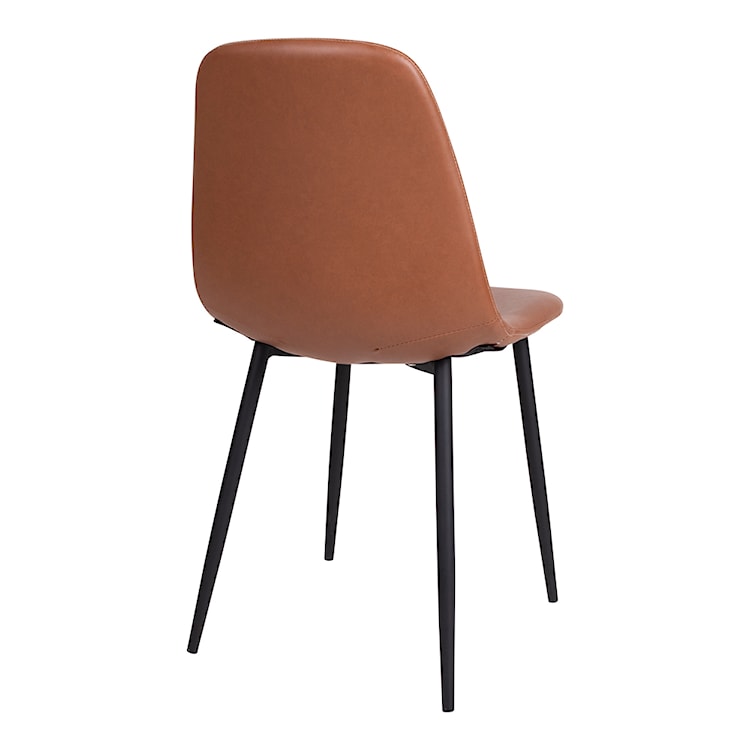 Krzesło tapicerowane Iger jasnobrązowa ekoskóra  - zdjęcie 8