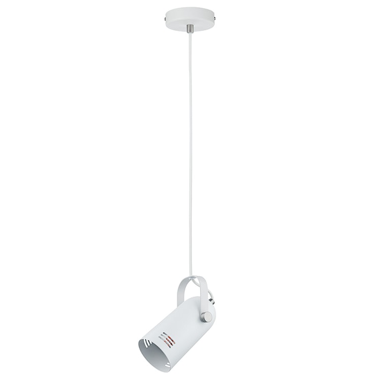 Lampa wisząca Nibbler w formie reflektora biała  - zdjęcie 2