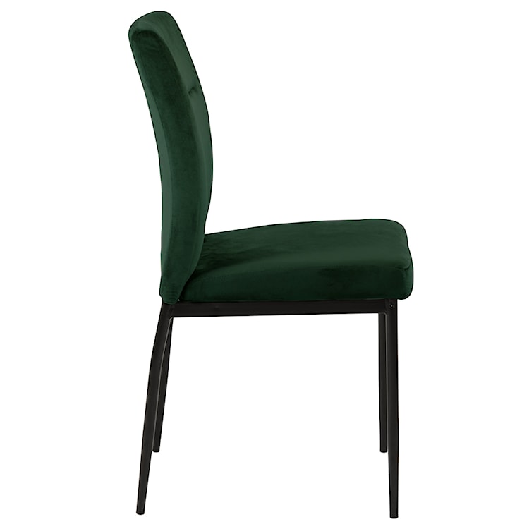 Krzesło tapicerowane Todiar ciemnozielone  - zdjęcie 5