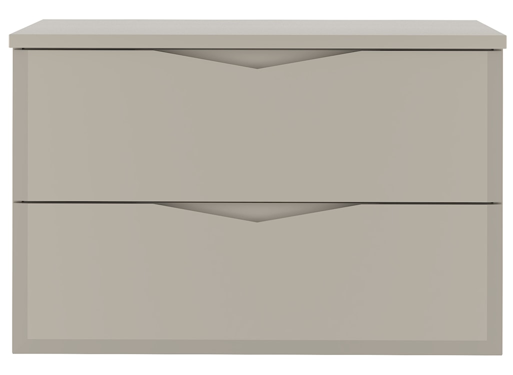 Szafka łazienkowa Delica z blatem 80 cm szary beż  - zdjęcie 4