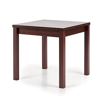 Stół rozkładany Lea 80-160x80 cm ciemny orzech