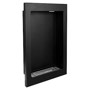 Biokominek wiszący z możliwością zabudowy Diverall 61x39 cm czarna stal