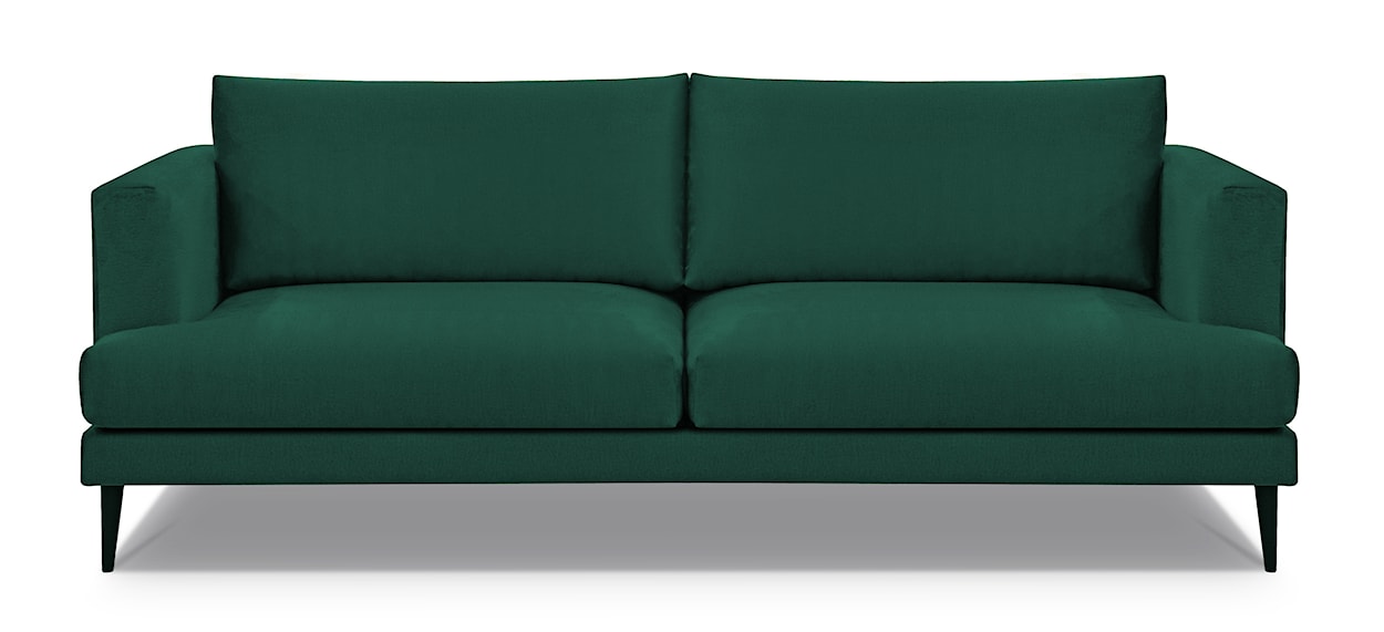 Sofa dwuosobowa Dragato zielona welur