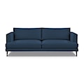 Sofa trzyosobowa Dragato granatowa welur