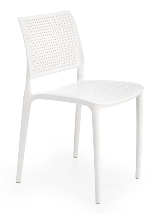 Krzesło z tworzywa Discyll białe  - zdjęcie 7