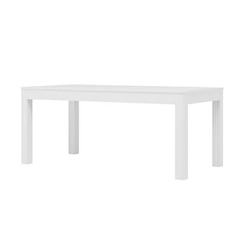 Stół rozkładany Nubedar 160-300x90 cm biały
