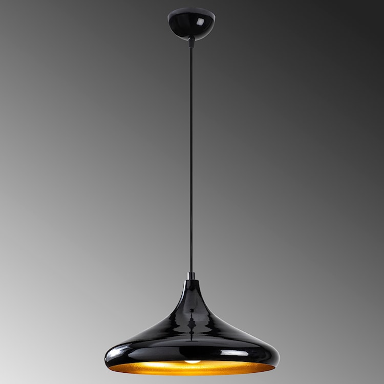 Lampa wisząca Theyro średnica 35 cm czarna  - zdjęcie 4