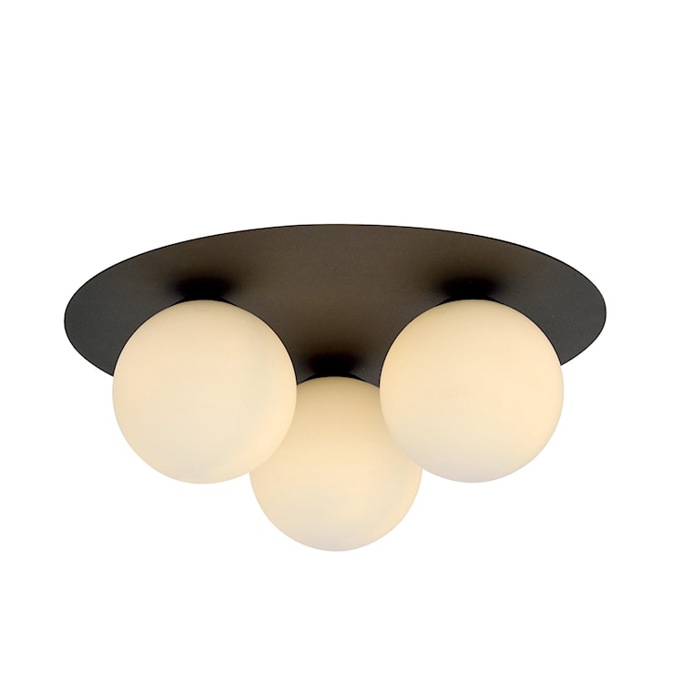 Lampa sufitowa Sorium x3 czarno-biała  - zdjęcie 2