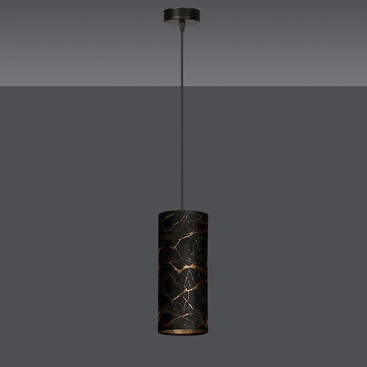 Lampa wisząca Karrla średnica 10 cm czarny marmur  - zdjęcie 4